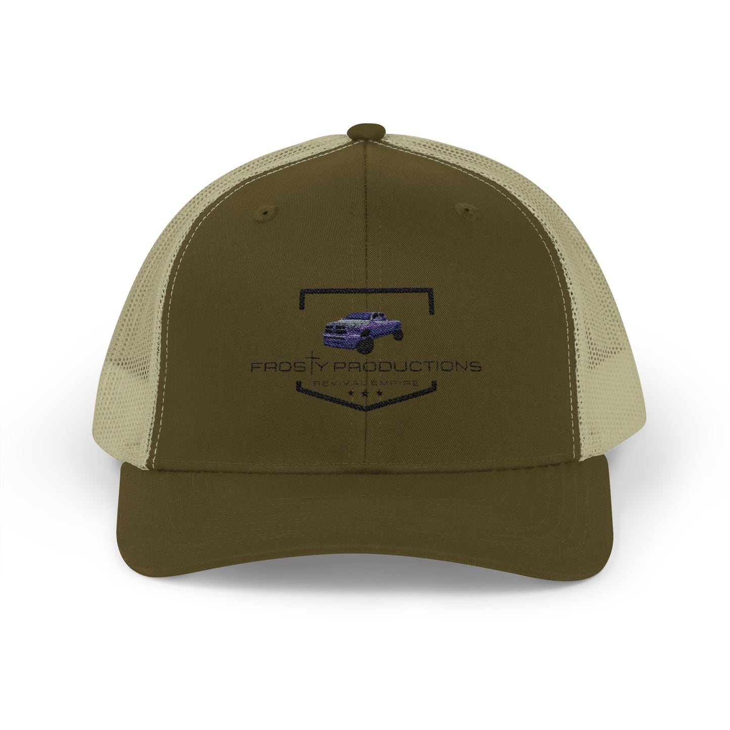 Frosty Productions Embroidered Snapback Trucker Cap