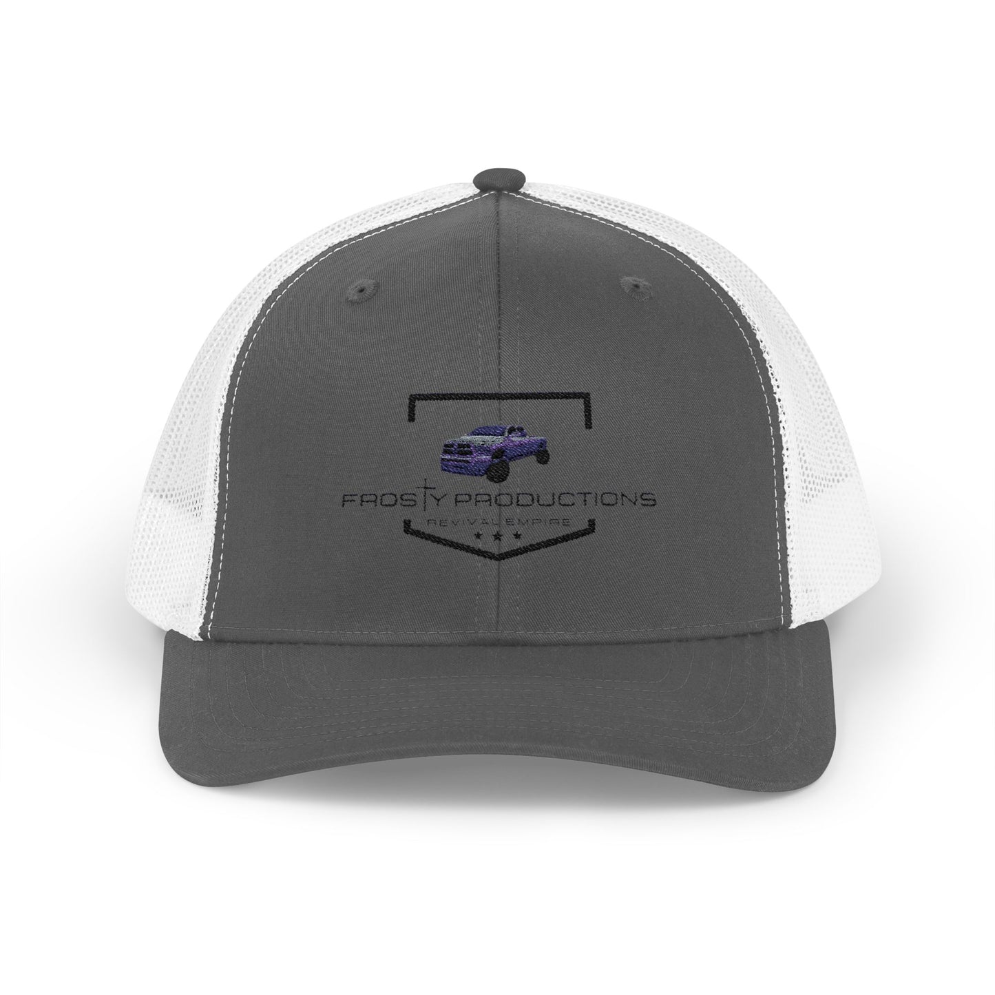 Frosty Productions Embroidered Snapback Trucker Cap