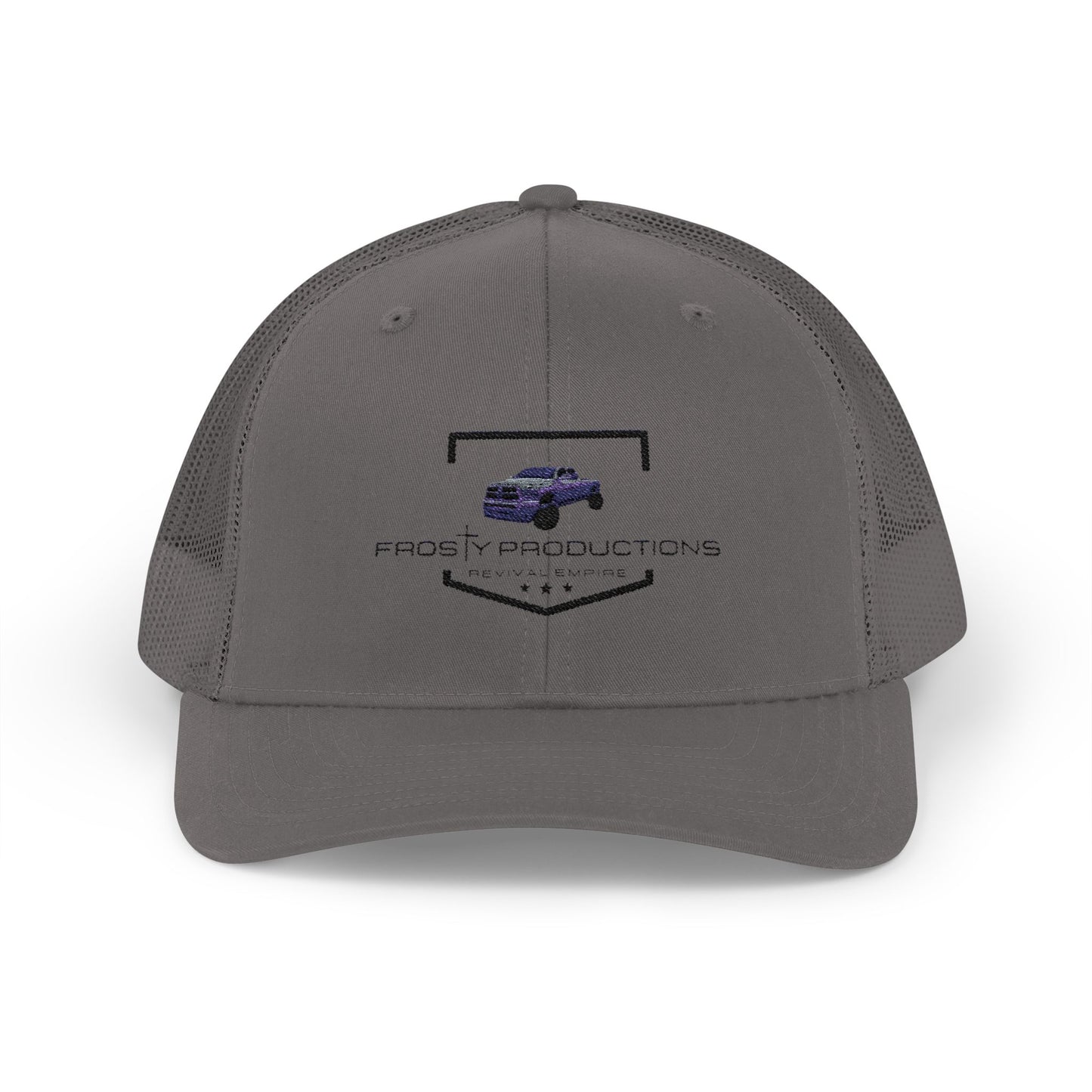 Frosty Productions Embroidered Snapback Trucker Cap