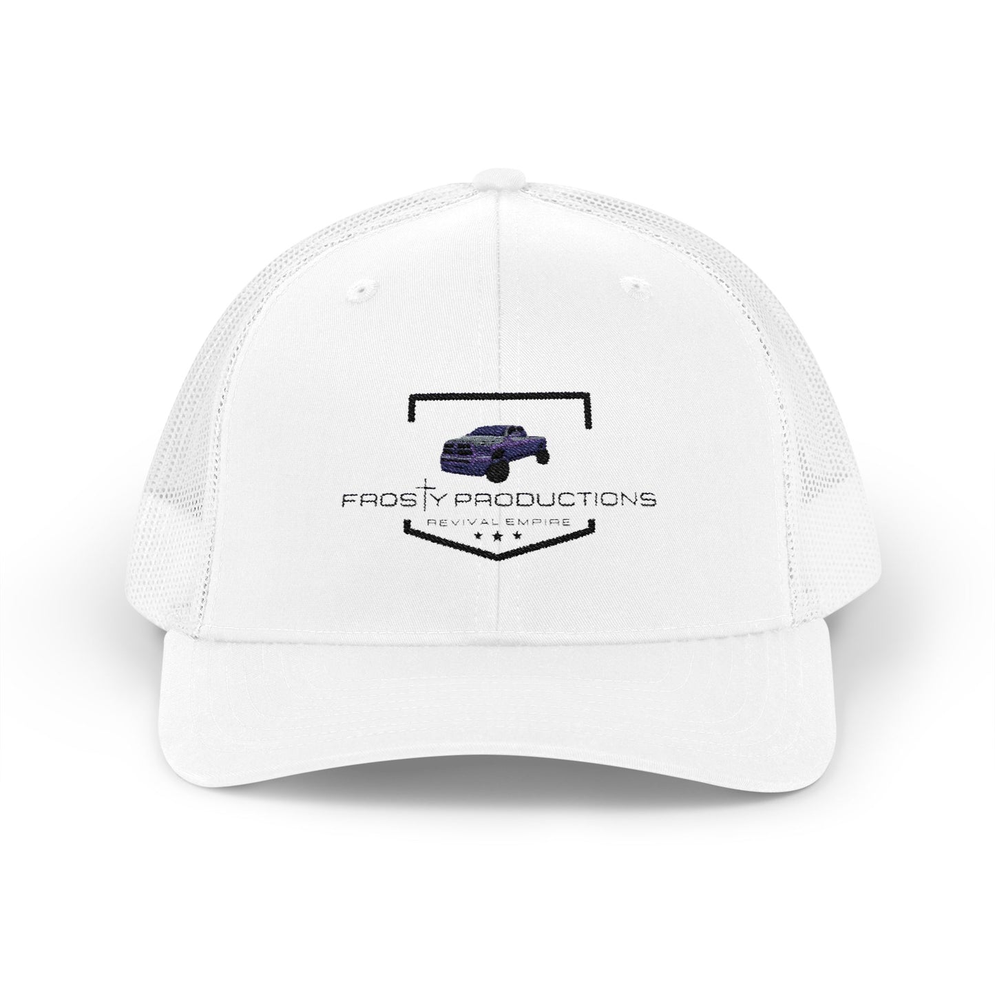 Frosty Productions Embroidered Snapback Trucker Cap